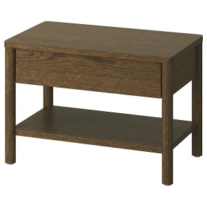 IKEA TONSTAD side table, 25 1/4x15 3/4 in Brown Stained Oak Veneer, Ikea Outlet | 9321OASUV