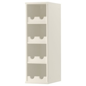 IKEA TORNVIKEN Open cabinet, Width: 9 in Height: 30 in. Find it here! Off White, Ikea Outlet | 8021HPNCV