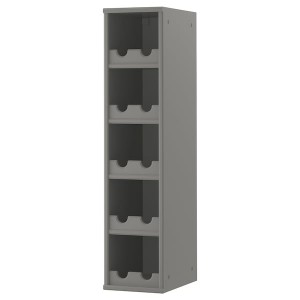 IKEA TORNVIKEN Open cabinet, gray, Width: 9 in Height: 40 in. Order today!, Ikea Outlet | 7981WBGTO
