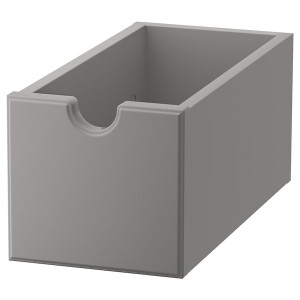 IKEA TORNVIKEN box, 7 1/2x13x5 7/8 in Gray, Ikea Outlet | 8175VLQCW