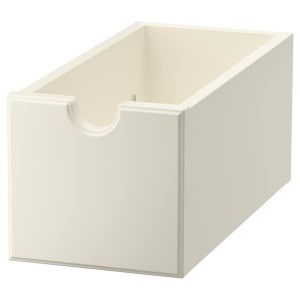 IKEA TORNVIKEN box, 7 1/2x13x5 7/8 in Off White, Ikea Outlet | 1903XMTPR