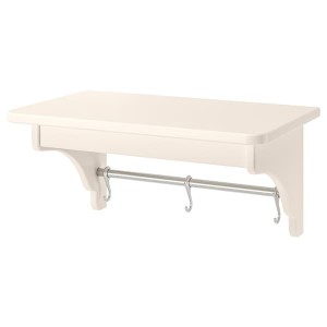 IKEA TORNVIKEN wall shelf, off-white, 19 5/8 in, Ikea Outlet | 8490QRDWP