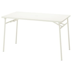 IKEA TORPARÖ table, outdoor, white/foldable, 51 1/8x29 1/8 in, Ikea Outlet | 2915ZESNT