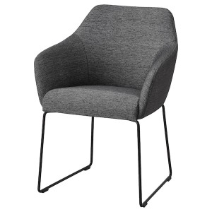IKEA TOSSBERG Chair, metal black, gray, Ikea Outlet | 0195TVRAD