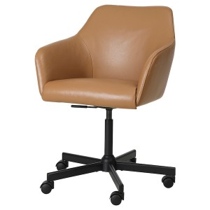 IKEA TOSSBERG / MALSKÄR swivel chair Grann Light Brown / Black, Ikea Outlet | 2096FOWMD