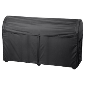 IKEA TOSTERÖ Storage box, outdoor, black, 50 3/4x17 3/8x31 1/8 in, Ikea Outlet | 6851LIESF