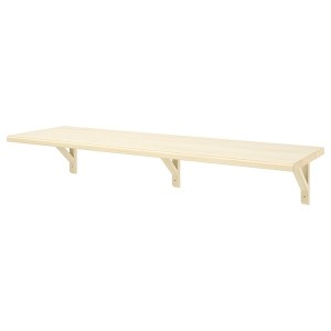 IKEA TRANHULT / SANDSHULT wall shelf, 47 1/4x11 3/4 in Aspen, Ikea Outlet | 1390MUTQH