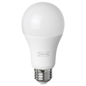 IKEA TRÅDFRI LED bulb E26 1100 lumen Smart Wireless Dimmable / White Spectrum Globe, Ikea Outlet | 7654LGOKU