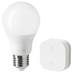 IKEA TRÅDFRI dimmer kit, smart wireless dimmable/warm white, E26, Ikea Outlet | 2016ESHCA