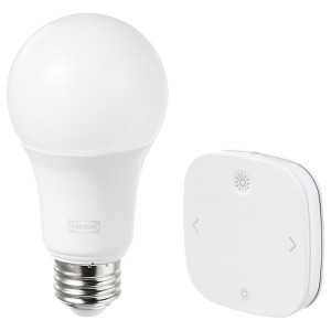 IKEA TRÅDFRI remote control kit, E26 Smart Wireless Dimmable / Color And White Spectrum, Ikea Outlet | 2981KTWQD