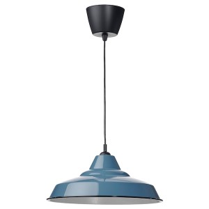 IKEA TRETTIOEN pendant lamp, 15 in Blue, Ikea Outlet | 6985EBNQF