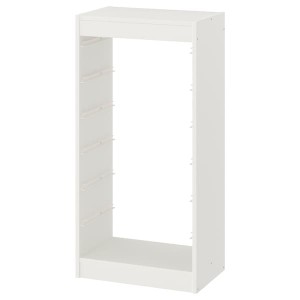IKEA TROFAST Frame, 18 1/8x11 3/4x37 in White, Ikea Outlet | 4756VPXZY
