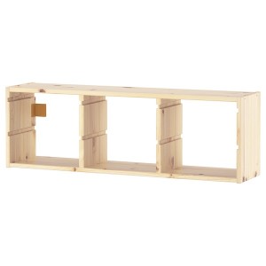 IKEA TROFAST Wall storage, light white stained pine pine, 36 5/8x11 3/4 in, Ikea Outlet | 6703FIMAZ