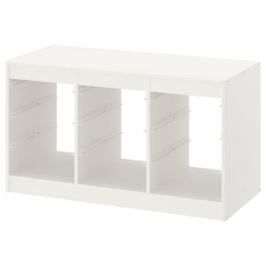 IKEA TROFAST frame, 39x17 3/8x22 in White, Ikea Outlet | 3485ODFHZ
