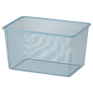 IKEA TROFAST mesh storage box, 16 1/2x11 3/4x9 in Gray / Blue, Ikea Outlet | 6507IFXME
