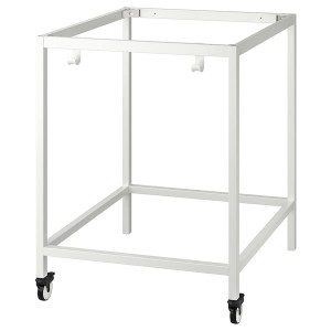 IKEA TROTTEN underframe for table top, 31 1/2x31 1/2x39 3/8 in White, Ikea Outlet | 5203DAOFM