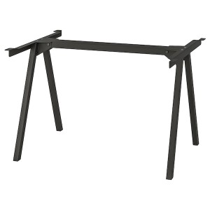IKEA TROTTEN underframe for table top, 47 1/4x27 1/2x29 1/2 in Anthracite, Ikea Outlet | 9756GLRCF