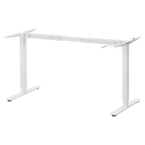 IKEA TROTTEN underframe sit/stand f table top, 47 1/4/63 in White, Ikea Outlet | 3017GZDLF