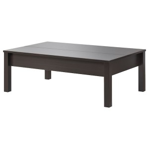 IKEA TRULSTORP Coffee table, 45 1/4x27 1/2 in Black / Brown, Ikea Outlet | 1375XDLSO