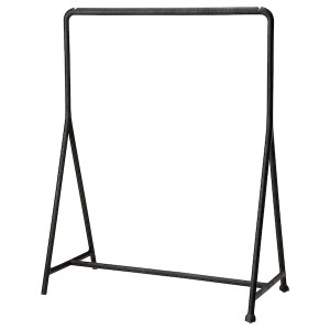 IKEA TURBO Clothes rack, indoor/outdoor, black, Ikea Outlet | 2314FDSRG