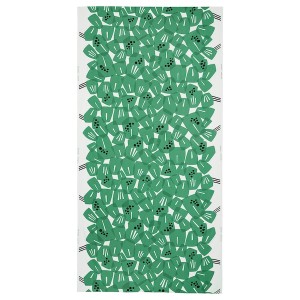 IKEA ULLRANUNKEL pre-cut fabric, green, 59x118 in, Ikea Outlet | 0386BWLJA