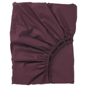 IKEA ULLVIDE fitted sheet, King Deep Red, Ikea Outlet | 1926HLMYG