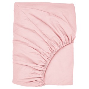 IKEA ULLVIDE fitted sheet, King Light Pink, Ikea Outlet | 4731APFIQ