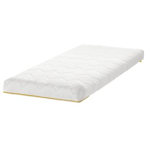 IKEA UNDERLIG Foam mattress for junior bed, 27 1/2x63 in White, Ikea Outlet | 0476TLBYO