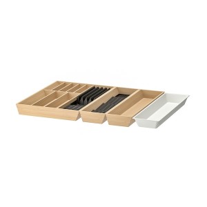 IKEA UPPDATERA ctl tr/utsl tr/trs w kni+spc rck, anthracite/light bamboo, 32x19 1/2 in, Ikea Outlet | 8075URPSH
