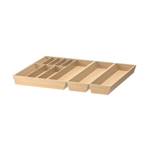 IKEA UPPDATERA flatware tray/2 utensil trays, light bamboo, 26x19 1/2 in, Ikea Outlet | 0623XWICV