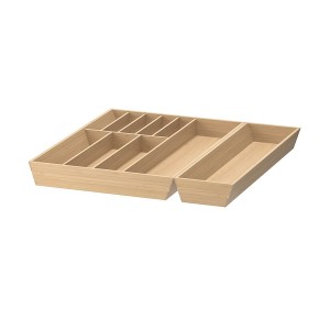 IKEA UPPDATERA flatware tray/utensil tray, light bamboo, 20x19 1/2 in, Ikea Outlet | 9832CLIDF