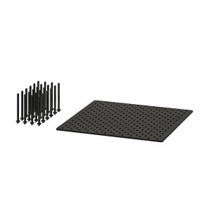 IKEA UPPDATERA pegboard drawer organizer, anthracite, 24 in, Ikea Outlet | 4736ZKWEC