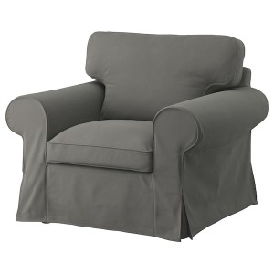 IKEA UPPLAND cover for armchair Hakebo Dark Gray, Ikea Outlet | 9268XPQHT
