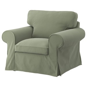 IKEA UPPLAND cover for armchair Hakebo Gray / Green, Ikea Outlet | 6173HVGPF