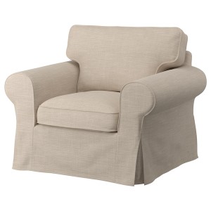 IKEA UPPLAND cover for armchair Hillared Beige, Ikea Outlet | 7531RDOHZ