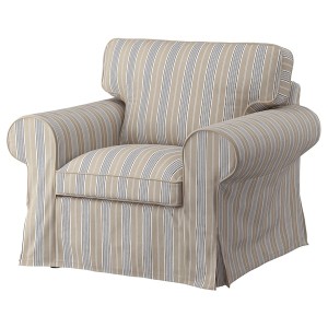 IKEA UPPLAND cover for armchair Karlshov Beige / Multicolor, Ikea Outlet | 0984BDZEV
