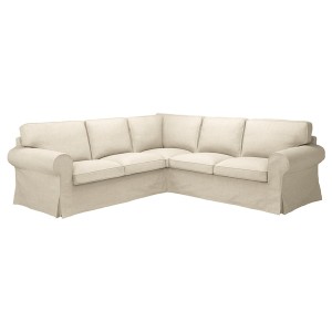 IKEA UPPLAND cover for sectional, 4-seat Kilanda Light Beige, Ikea Outlet | 3049YDRXH