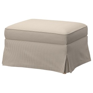 IKEA UPPLAND ottoman with storage Kelinge Beige, Ikea Outlet | 3245JFGBM