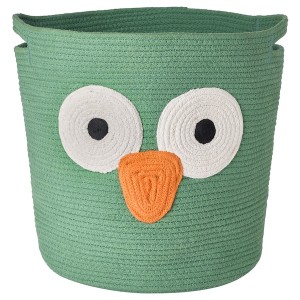IKEA UPPSTÅ storage bag, braided/green, 13 ¾ in, Ikea Outlet | 5970UMLWI