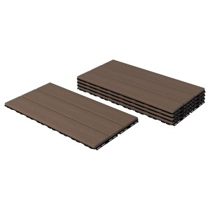 IKEA UTLÄNGAN decking, outdoor, 10 sq feet Brown, Ikea Outlet | 0172EABZD