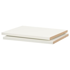 IKEA UTRUSTA shelf, 18x14 3/4 in, 2 pack White, Ikea Outlet | 6581LAPEM