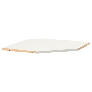 IKEA UTRUSTA shelf for corner wall cabinet, 26 in White, Ikea Outlet | 3417YJXUZ