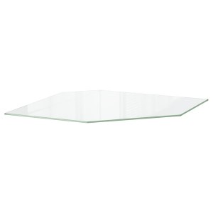 IKEA UTRUSTA shelf for corner wall cabinet, 26 in Glass, Ikea Outlet | 4256BNVTR