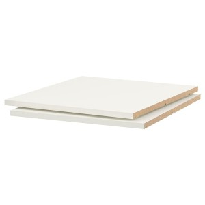 IKEA UTRUSTA shelf, white, 21x24 in, 2 pack, Ikea Outlet | 9051KVOWS