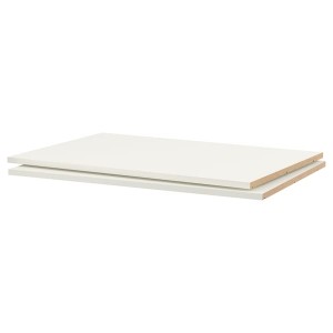 IKEA UTRUSTA shelf, white, 36x24 in, 2 pack, Ikea Outlet | 0358RQNSU