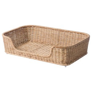 IKEA UTSÅDD dog bed, rattan, 31 ½x19 ¾x7 ¾ in, Ikea Outlet | 6812ANJSE