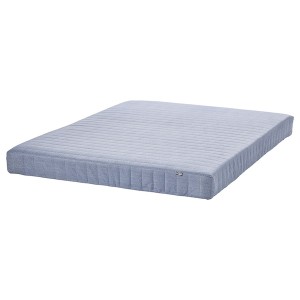 IKEA VADSÖ spring mattress, Queen Firm / Light Blue, Ikea Outlet | 1892NTQAR