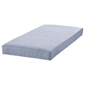 IKEA VADSÖ spring mattress, Twin Firm / Light Blue, Ikea Outlet | 0529MQLCI