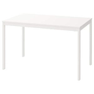 IKEA VANGSTA extendable table, white, 47 1/4/70 7/8x29 1/2 in, Ikea Outlet | 5860HLAEM