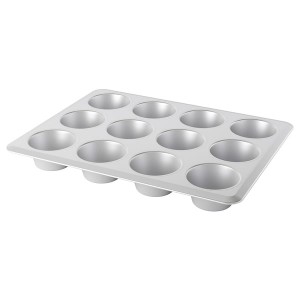 IKEA VARDAGEN muffin pan, silver color, 15x11 in, Ikea Outlet | 0791PNLIZ